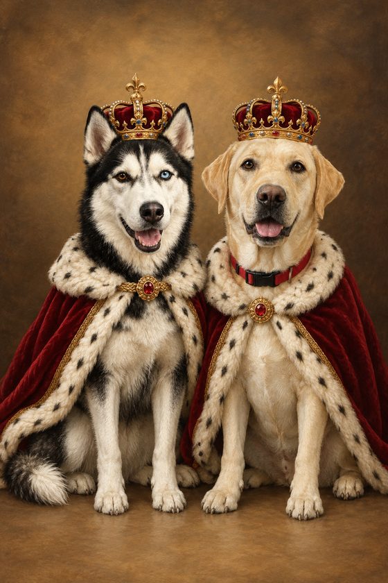 The Pack Portrait in the royal look