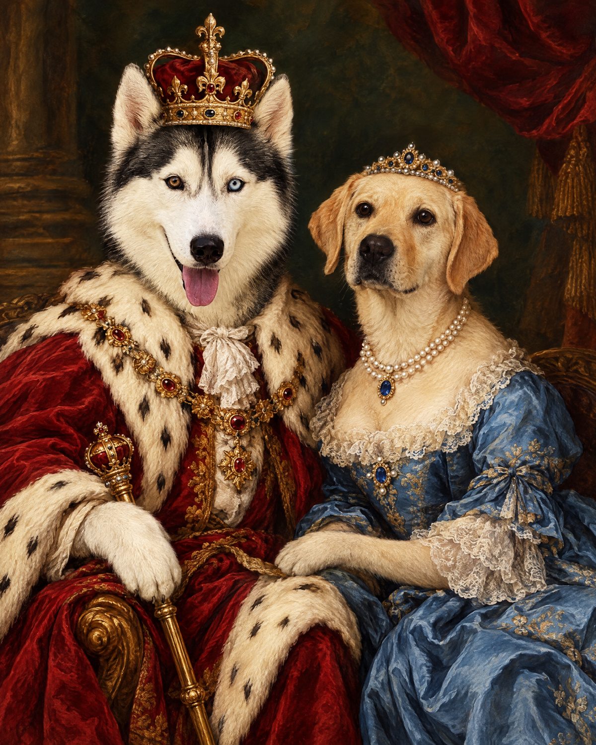 The Pack Portrait in the royal look